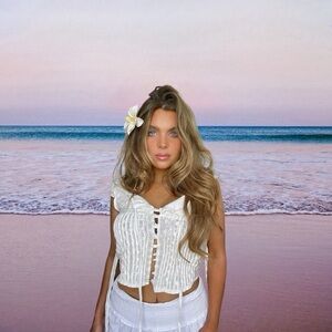 Sparkly Flower Hair Decor